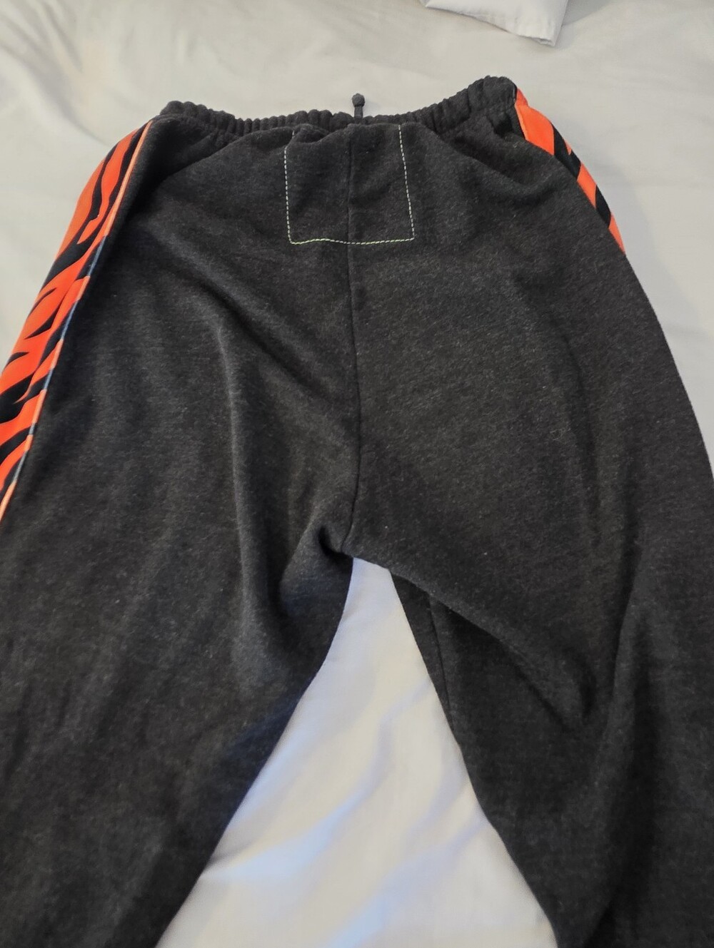 Aviator Nation AV Jogger Set with Orange Tiger-Stripe Velvet Trim - Picture 16 of 16